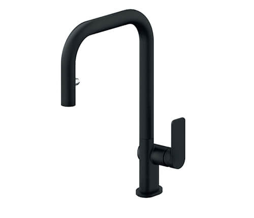 Bat. STH za sudoperu 2 cevi sa izvlacnim crevom ROSAN - S2 Black